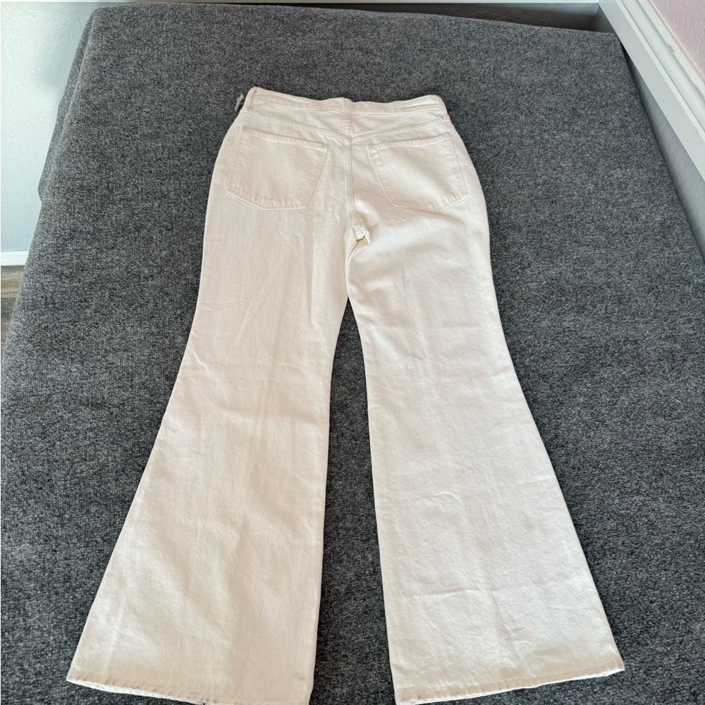 Madewell Baggy Flare Women’s Jeans Tile‎ White Size 30 - Picture 6 of 16